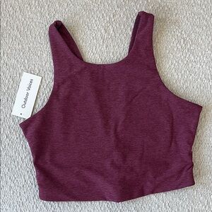 Outdoor Voices Maroon Sports Bra